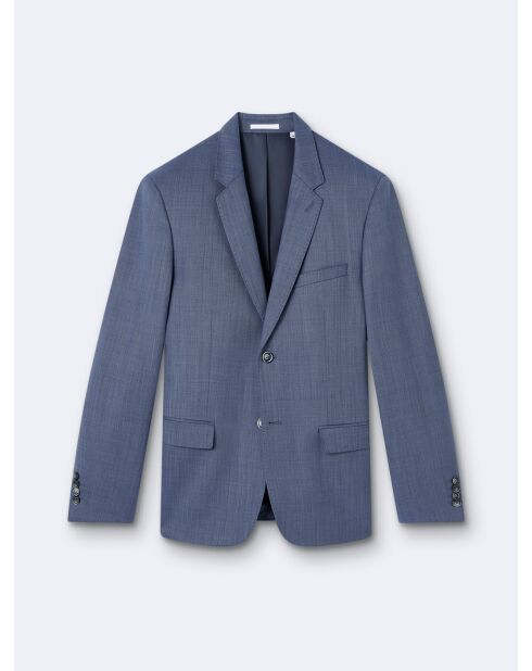Veste de costume 100% laine bleue