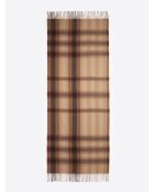 Echarpe à rayures noisette - 184x70 cm