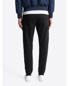 Slack uni en coton bleu marine