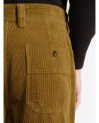 Slack en velours côtelé - L'atelier vert olive