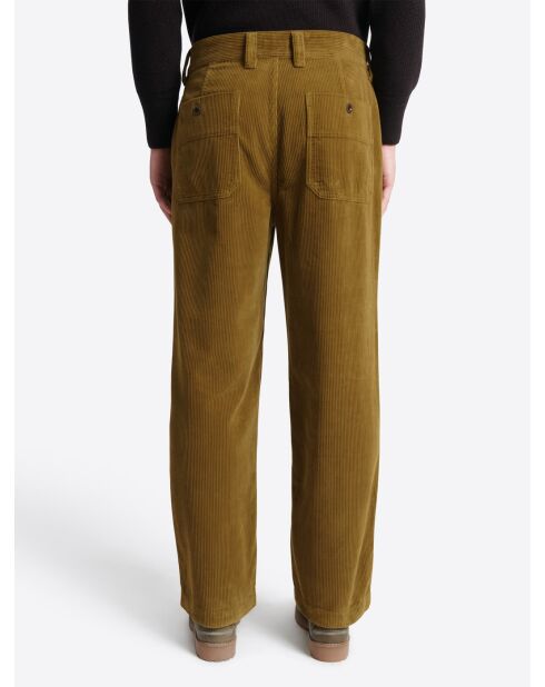 Slack en velours côtelé - L'atelier vert olive