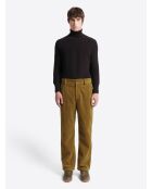 Slack en velours côtelé - L'atelier vert olive