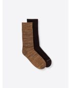 Coffret chaussettes fantaisie citrouille