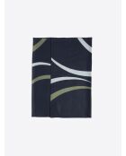 Echarpe à motif dark saphir - 180x70 cm