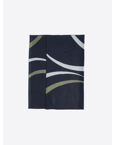 Echarpe à motif dark saphir - 180x70 cm