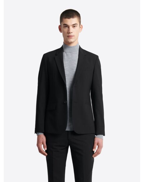 Veste de costume infroissable noire