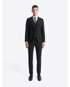 Veste de costume infroissable noire