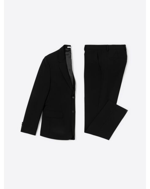 Veste de costume infroissable noire