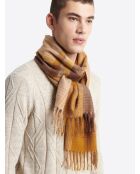 Echarpe à rayures chestnut - 180x30 cm