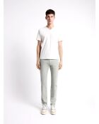 Slack en coton stretch vert doux