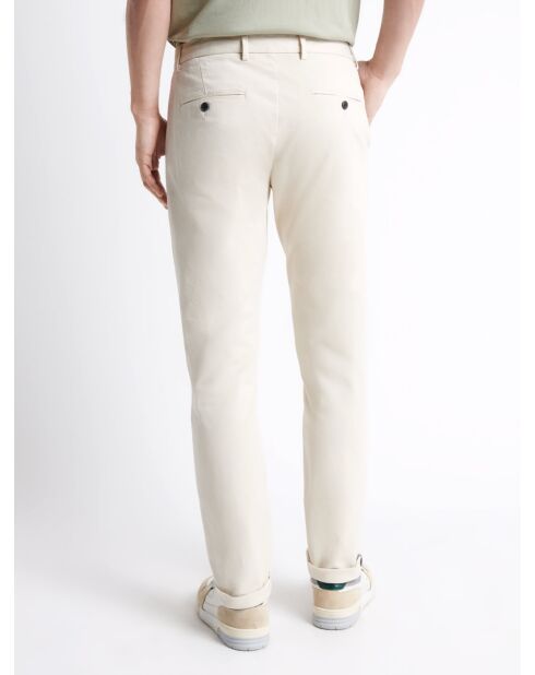 Slack slim en coton bio mastic