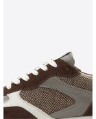 Baskets bi-matière chocolat