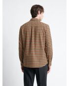 Chemise à carreaux en coton - L'atelier ivoire