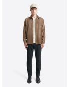 Chemise à carreaux en coton - L'atelier ivoire