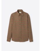 Chemise à carreaux en coton - L'atelier ivoire