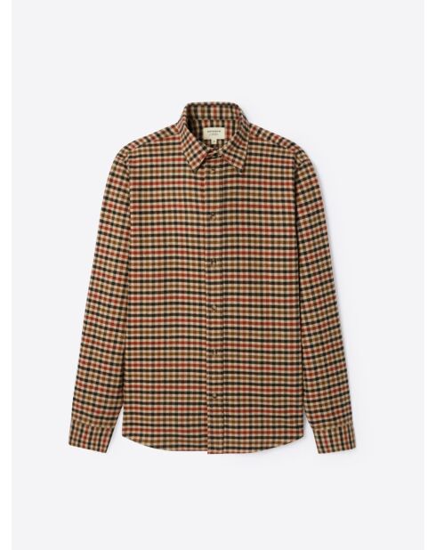 Chemise à carreaux en coton - L'atelier ivoire