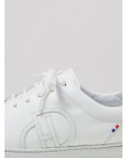 Baskets en cuir éco-responsable blanches