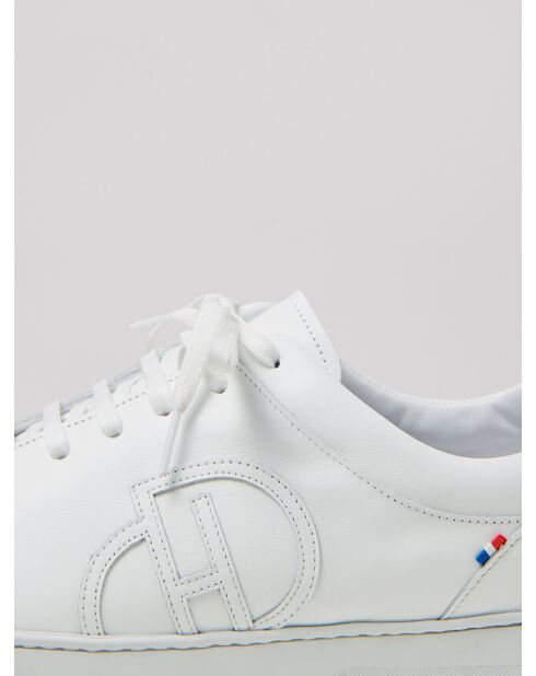 Baskets en cuir éco-responsable blanches