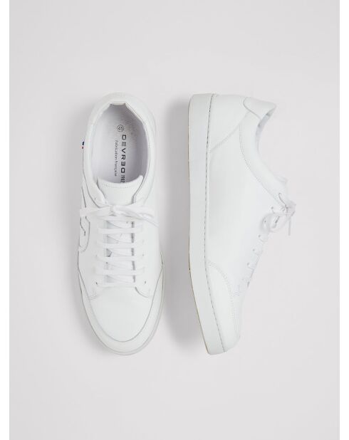 Baskets en cuir éco-responsable blanches