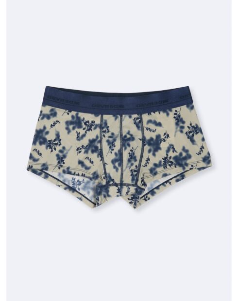 Shorty fleuri vert lichen