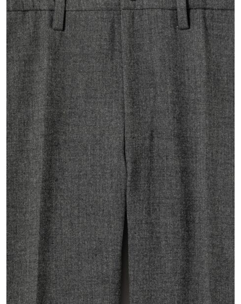 Slack chiné contenant de la viscose gris chiné moyen