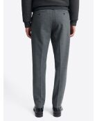 Slack chiné contenant de la viscose gris chiné moyen