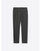 Slack chiné contenant de la viscose gris chiné moyen