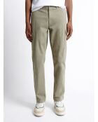 Slack en coton mélangé esprit cargo kaki