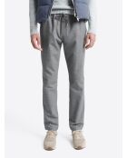 Slack chiné taille élastique gris chiné clair