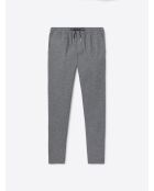 Slack chiné taille élastique gris chiné clair