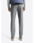 Slack chiné taille élastique gris chiné clair