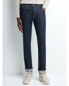 Jean denim en coton polyester recyclé denim