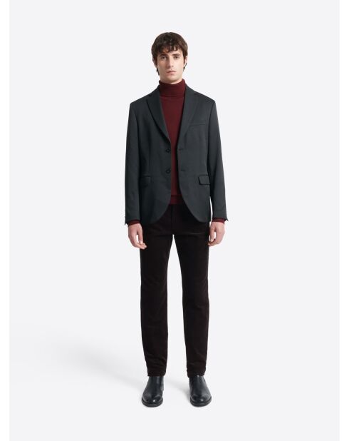 Jean couleur regular en coton noir