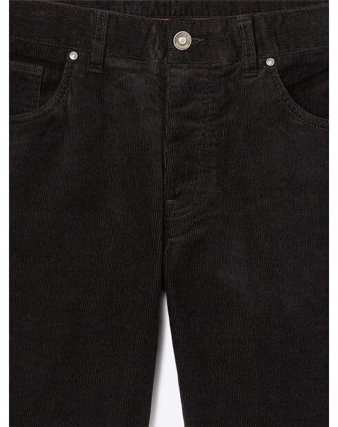 Jean couleur regular en coton noir