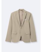 Veste de costume extraslim bistretch beige doux
