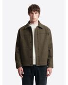 Surchemise regular - ligne L'atelier vert mousse