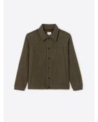 Surchemise regular - ligne L'atelier vert mousse