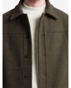 Surchemise regular - ligne L'atelier vert mousse