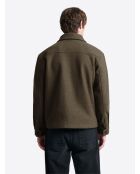 Surchemise regular - ligne L'atelier vert mousse