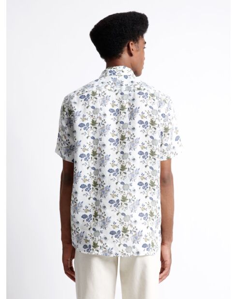 Chemise éco-responsable 100% lin blanche