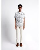 Chemise éco-responsable 100% lin blanche