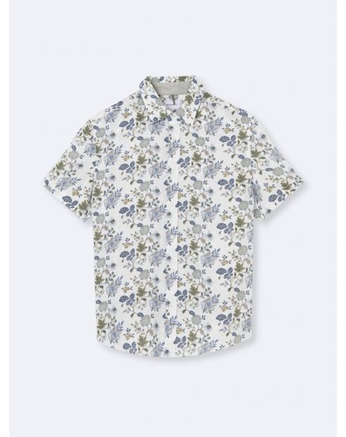 Chemise éco-responsable 100% lin blanche