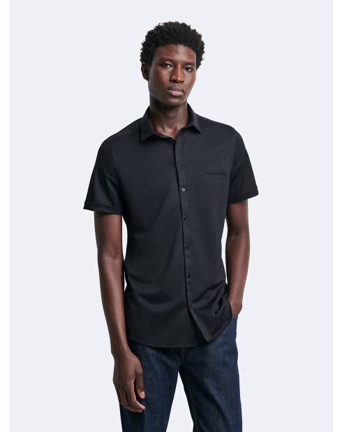 Chemise stretch facile à entretenir noire
