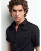 Chemise stretch facile à entretenir noire