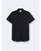 Chemise stretch facile à entretenir noire