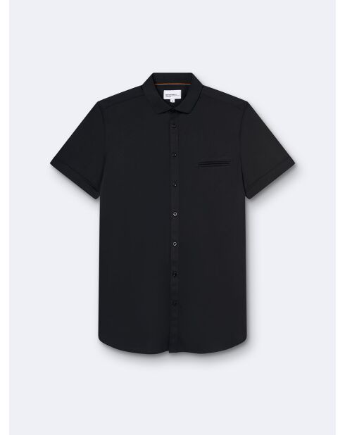 Chemise stretch facile à entretenir noire
