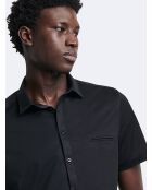 Chemise stretch facile à entretenir noire