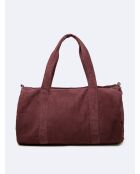 Sac en 100% coton lie de vin - 50x45x30 cm