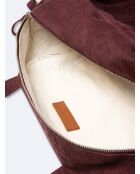 Sac en 100% coton lie de vin - 50x45x30 cm