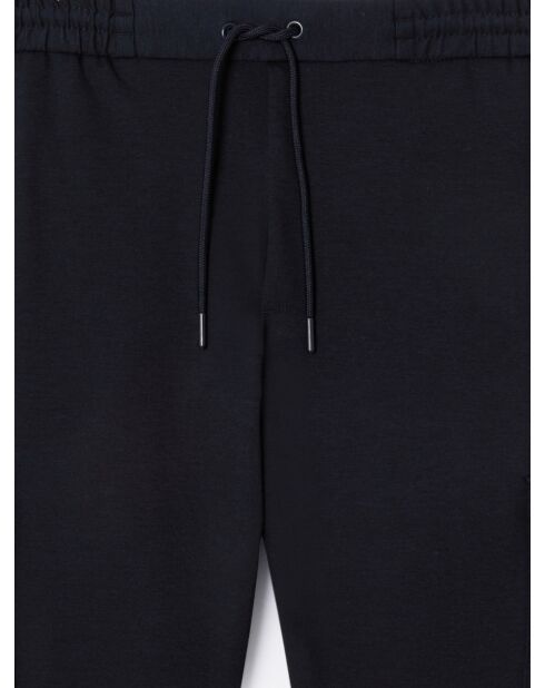 Slack  taille semi-élastiquée bleu marine